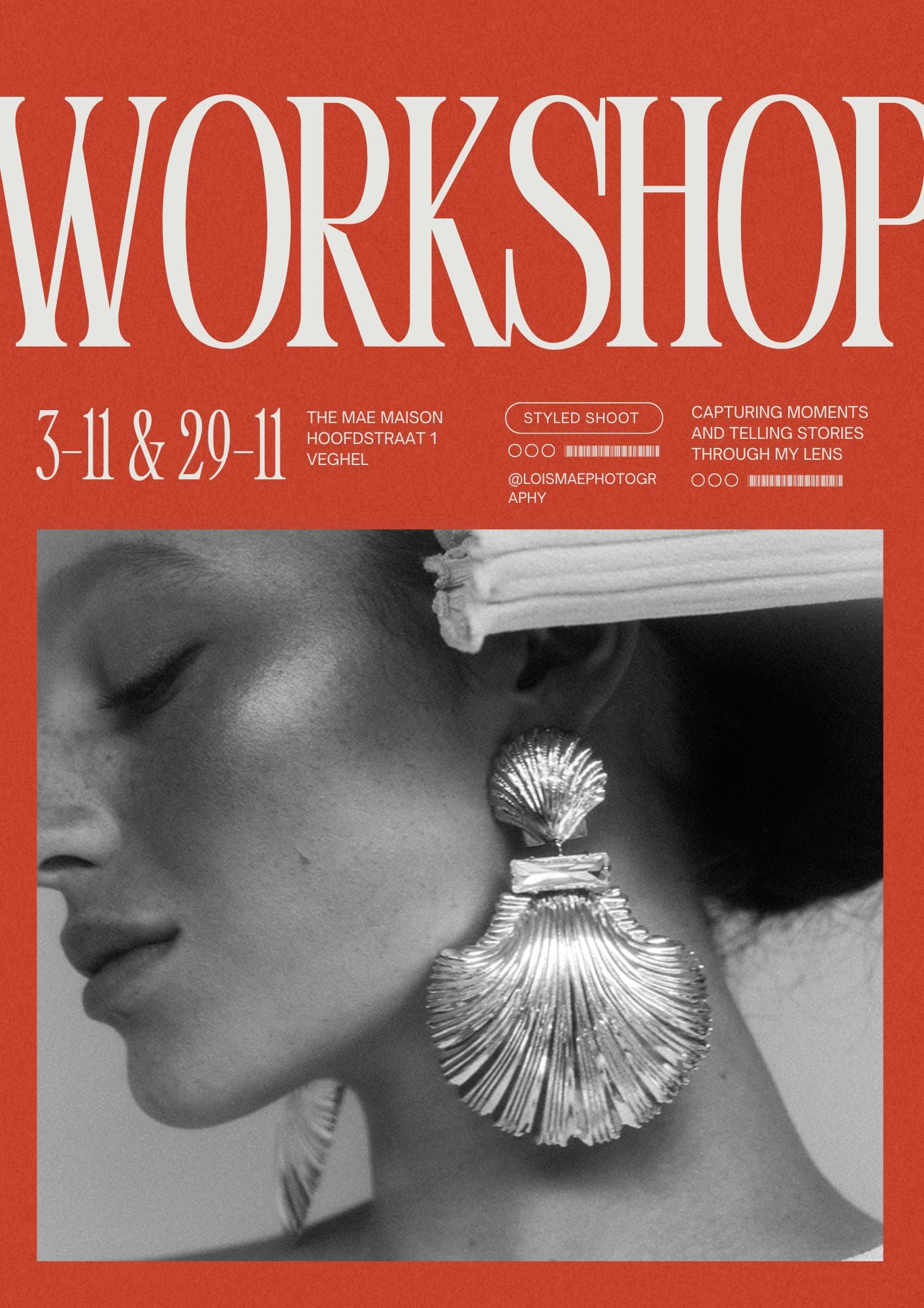 WORKSHOP Maandag 3 NOVEMBER