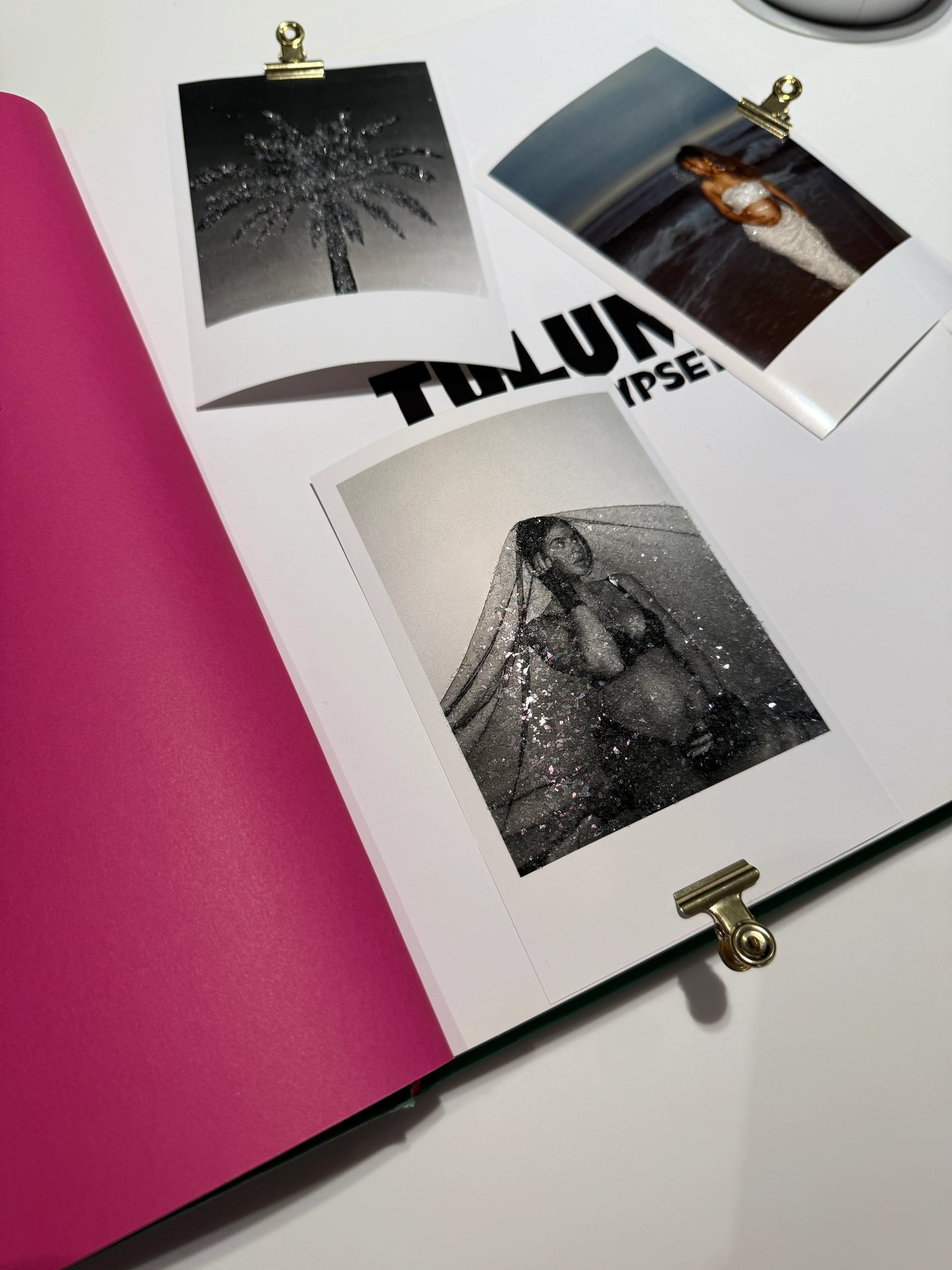 Polaroid inspired glossy Glitter print 10x15