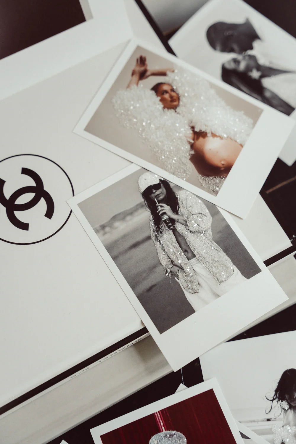 Polaroid inspired glossy Glitter print 10x15