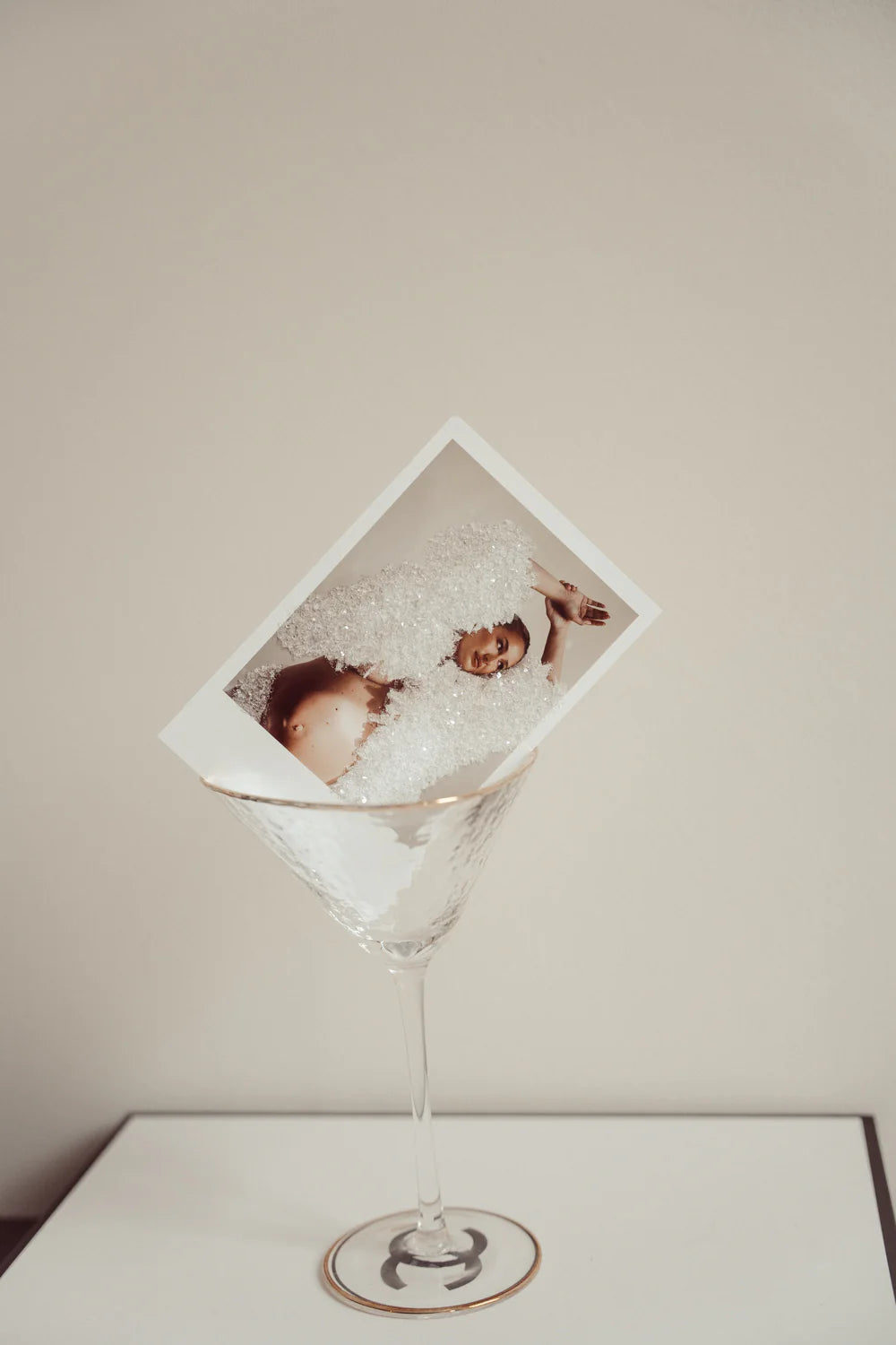 Polaroid inspired glossy Glitter print 10x15